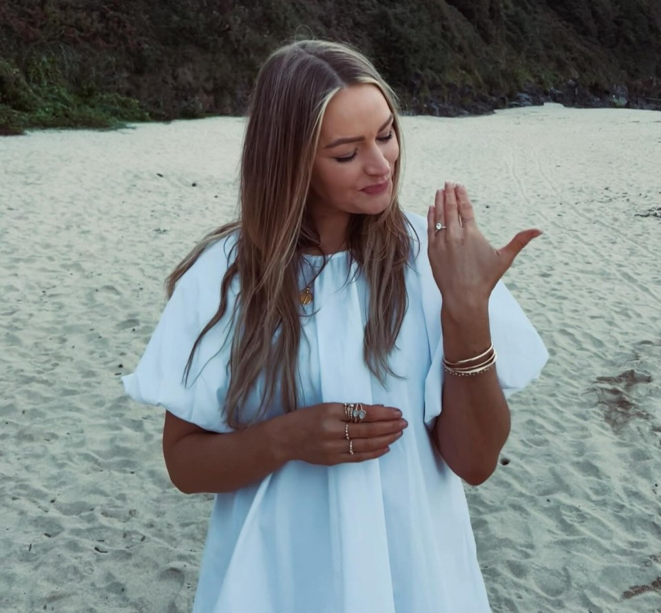 Laura Woods gets engaged to Adam Collard at 'the place we fell in love' Laura Woods gets engaged to Adam Collard at 'the place we fell in love'