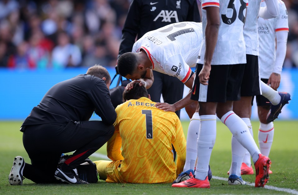 Liverpool injury nightmare as Alisson faces 7 matches out including title clash Liverpool injury nightmare as Alisson faces 7 matches out including title clash