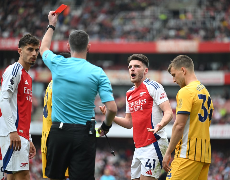 Arteta reveals plan to overcome red card worries as Arsenal near record Arteta reveals plan to overcome red card worries as Arsenal near record