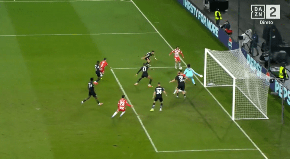 Embarrassing moment Champions League star scuffs his lines in horror miss Embarrassing moment Champions League star scuffs his lines in horror miss