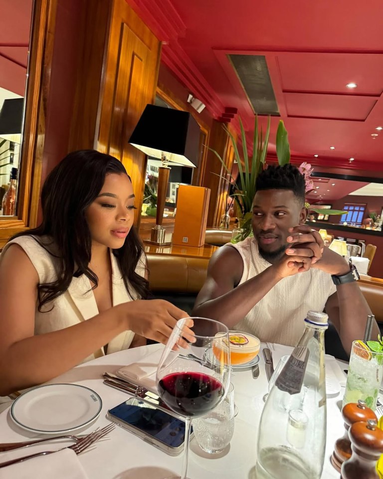 Inside Man Utd star Onana's romance with model wife Melanie Kamayou Inside Man Utd star Onana's romance with model wife Melanie Kamayou