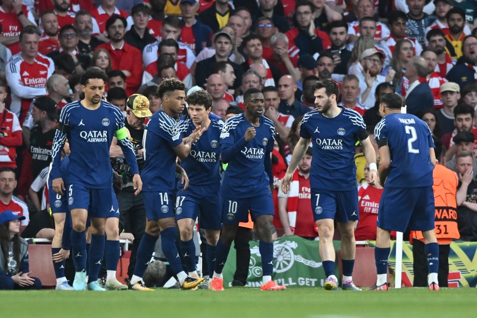 PSG's Dembele and Vitinha outsmarted Arsenal as Odegaard and Timber struggled PSG's Dembele and Vitinha outsmarted Arsenal as Odegaard and Timber struggled