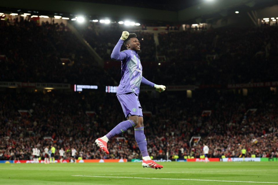 Andre Onana labelled 'genuinely insane' after celebration in front of Lyon fans Andre Onana labelled 'genuinely insane' after celebration in front of Lyon fans