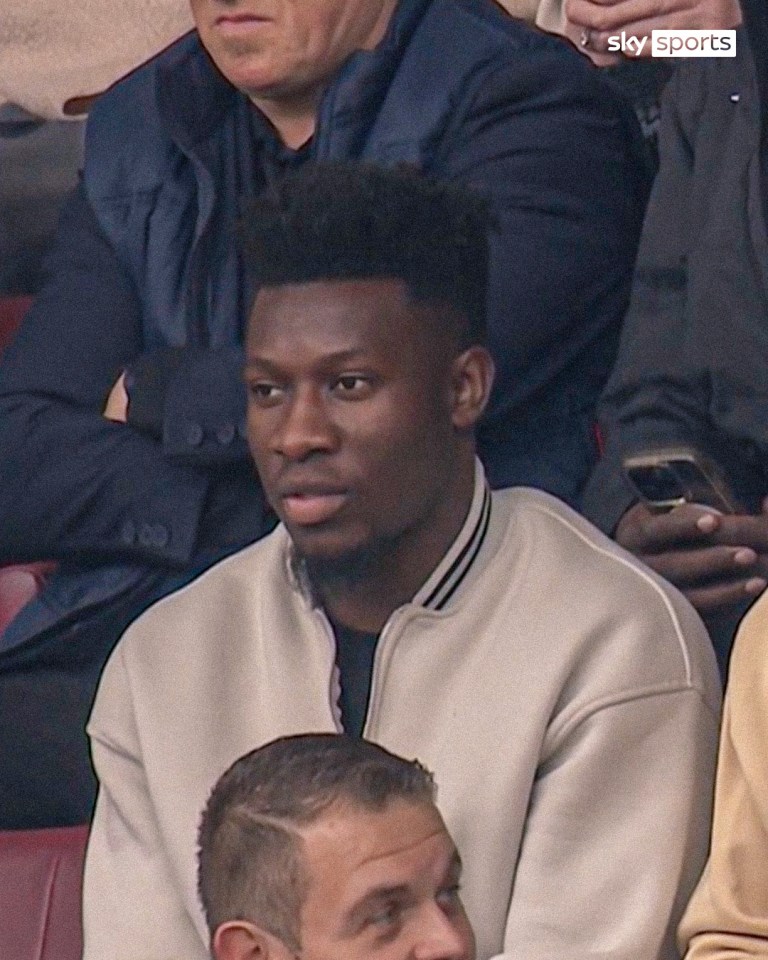 ‘Getting tips?’ ask fans as Onana spotted in stands at different sport hours ‘Getting tips?’ ask fans as Onana spotted in stands at different sport hours