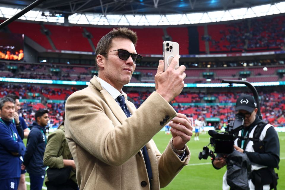 Sir Alex Ferguson's son makes history at Wembley in front of Tom Brady Sir Alex Ferguson's son makes history at Wembley in front of Tom Brady