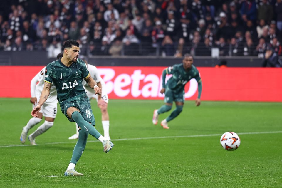 Frankfurt 0 Spurs 1 (1-2 agg): Solanke pen sees Ange live to fight another day Frankfurt 0 Spurs 1 (1-2 agg): Solanke pen sees Ange live to fight another day