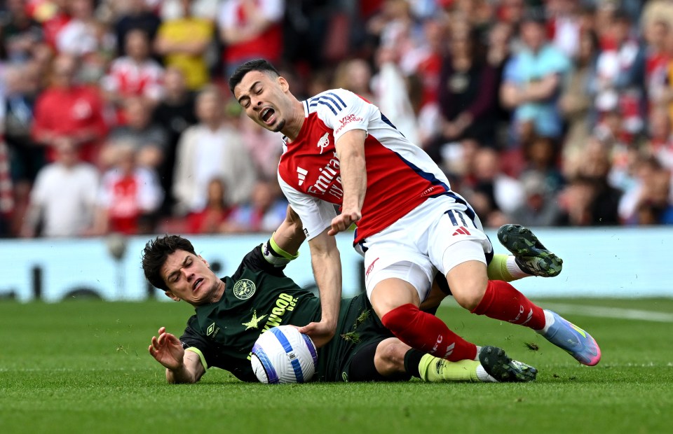 Furious Martinelli hits out at Brentford star who got away with 'leg-breaker' Furious Martinelli hits out at Brentford star who got away with 'leg-breaker'