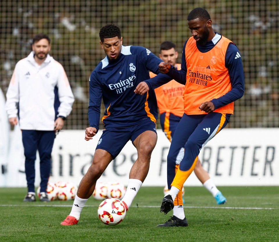 Jude Bellingham 'separated from Real Madrid team-mate in training ground row' Jude Bellingham 'separated from Real Madrid team-mate in training ground row'