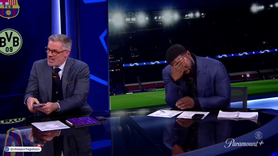 Kate Abdo left mortified as Carragher commits 'cardinal sin of TV' live on air Kate Abdo left mortified as Carragher commits 'cardinal sin of TV' live on air