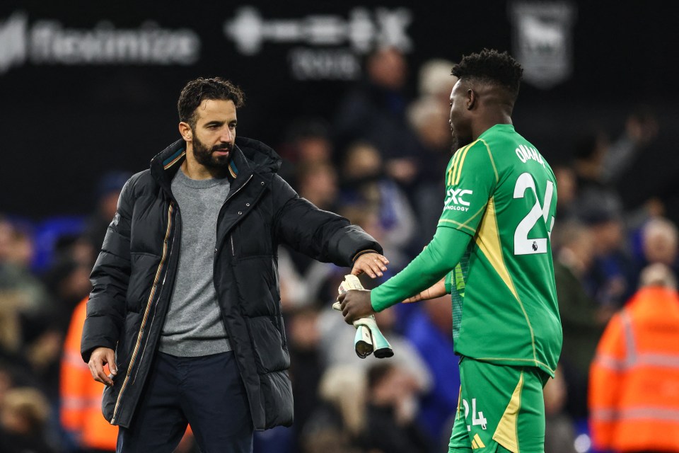 Ruben Amorim responds to question about dropping Onana after Lyon disasterclass Ruben Amorim responds to question about dropping Onana after Lyon disasterclass