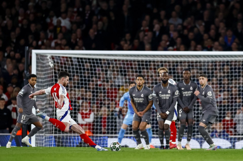 Eagle-eyed fans spot Kylian Mbappe's 'nice' reaction to Rice's Arsenal goal Eagle-eyed fans spot Kylian Mbappe's 'nice' reaction to Rice's Arsenal goal