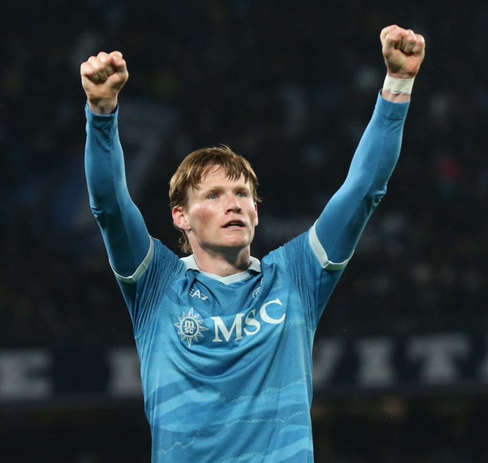 McTominay breaks Law’s 63-yr record as kilt-wearing fans flood streets of Naples McTominay breaks Law’s 63-yr record as kilt-wearing fans flood streets of Naples