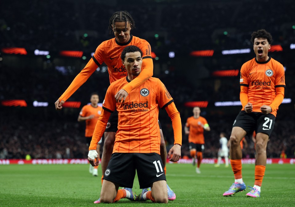 Tottenham 1 Frankfurt 1: Porro scores cheeky flick to keep Spurs' season alive Tottenham 1 Frankfurt 1: Porro scores cheeky flick to keep Spurs' season alive