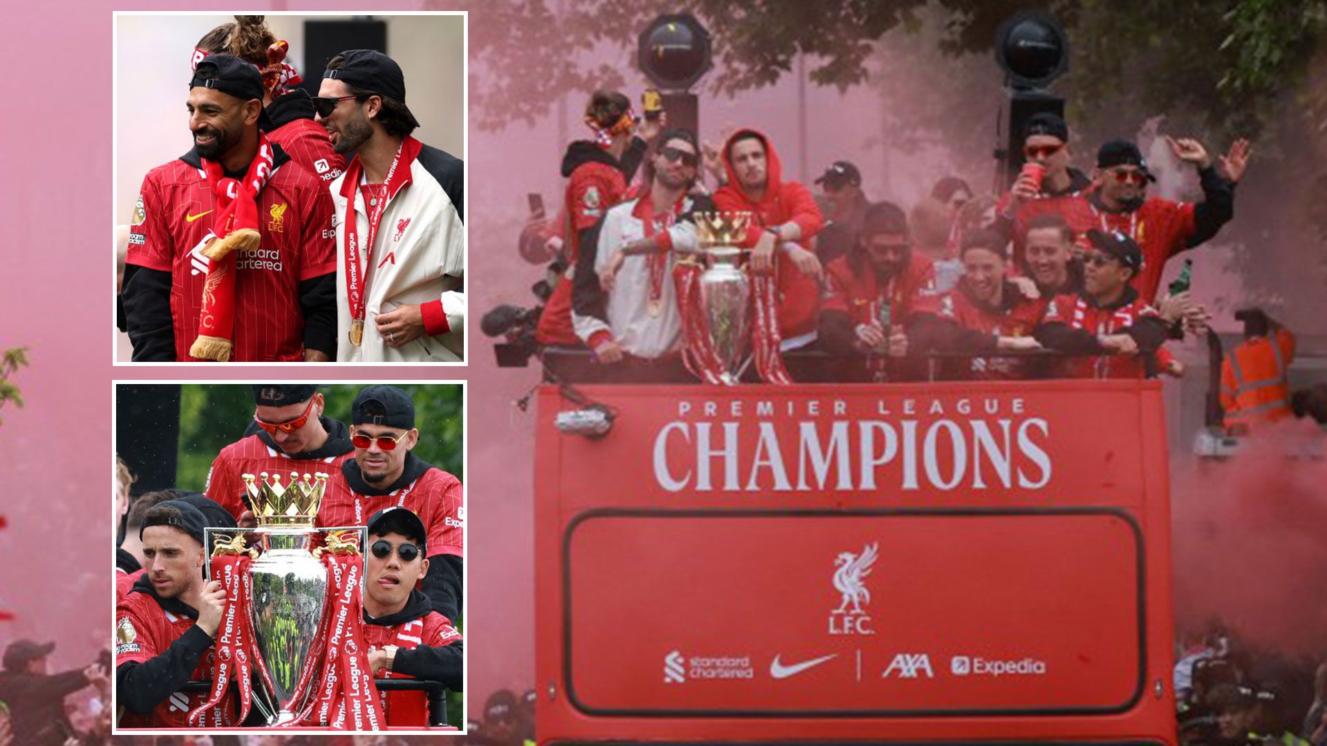 Liverpool trophy parade LIVE: Thousands lining streets NOW for Prem champs Liverpool trophy parade LIVE: Thousands lining streets NOW for Prem champs