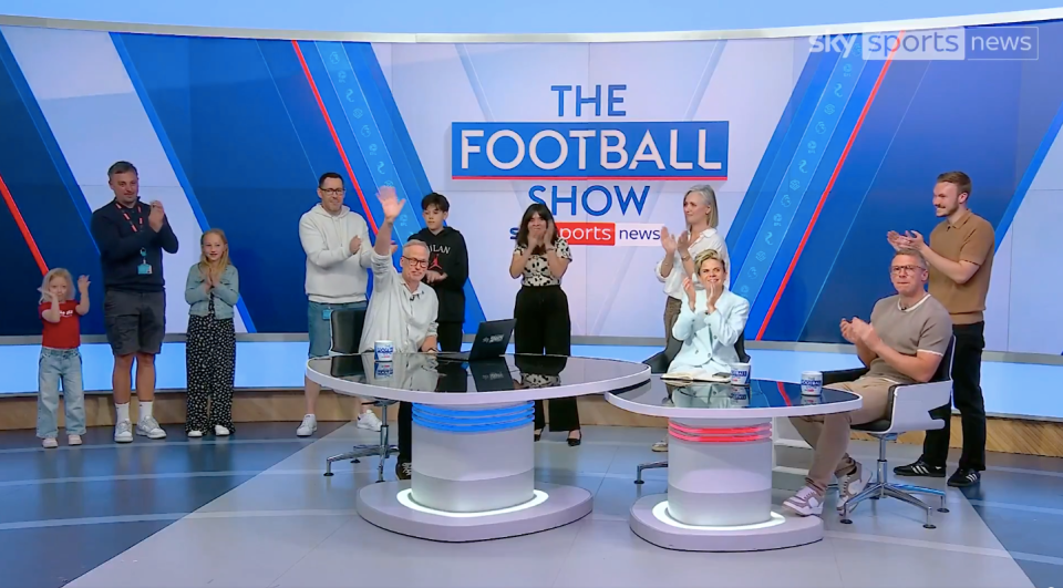 Sky Sports host chokes up on last appearance as he leaves after nearly 30 YEARS Sky Sports host chokes up on last appearance as he leaves after nearly 30 YEARS
