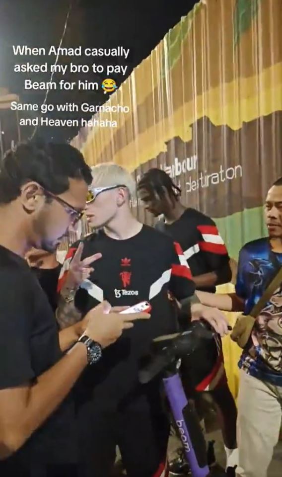Man Utd star Amad Diallo 'asks locals to pay for electric scooter' in Malaysia Man Utd star Amad Diallo 'asks locals to pay for electric scooter' in Malaysia