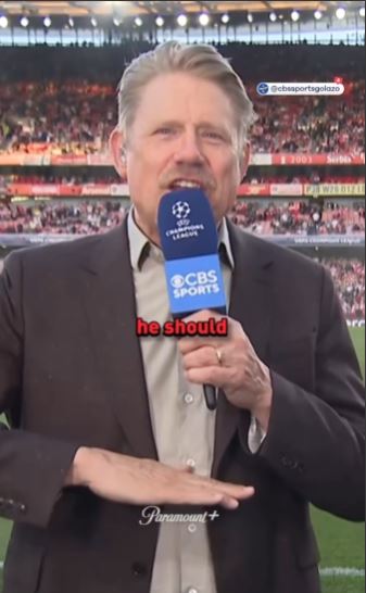 ‘Omg cringe’ say fans as Schmeichel and Abdo involved in awkward live TV blunder ‘Omg cringe’ say fans as Schmeichel and Abdo involved in awkward live TV blunder