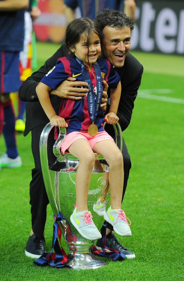 Luis Enrique in emotional tribute to daughter Xana, who died from cancer aged 9 Luis Enrique in emotional tribute to daughter Xana, who died from cancer aged 9