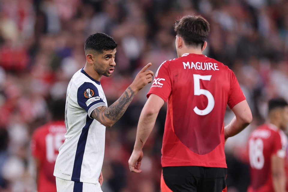 Maguire and Romero in post-match scrap after Europa League final Maguire and Romero in post-match scrap after Europa League final