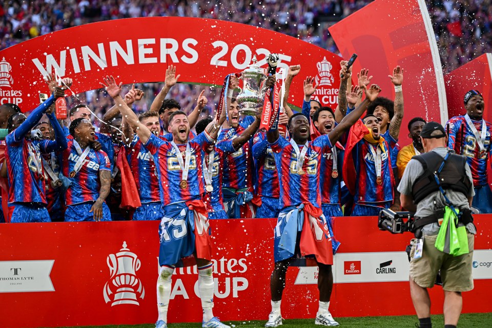 Heartwarming meaning of tifo that inspired Crystal Palace to FA Cup revealed Heartwarming meaning of tifo that inspired Crystal Palace to FA Cup revealed