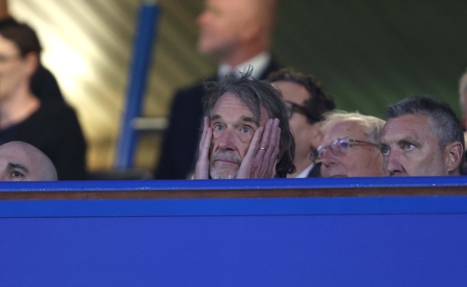 Sir Jim Ratcliffe watches in horror as Man Utd set another embarrassing record Sir Jim Ratcliffe watches in horror as Man Utd set another embarrassing record