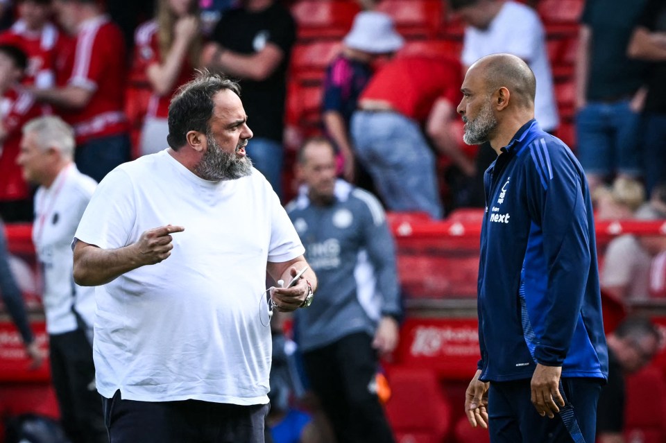 Forest owner Marinakis releases statement after storming onto pitch Forest owner Marinakis releases statement after storming onto pitch