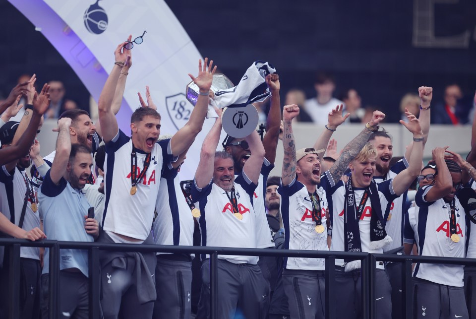 Ange Postecoglou drops huge hint over Tottenham future with mic-drop moment Ange Postecoglou drops huge hint over Tottenham future with mic-drop moment