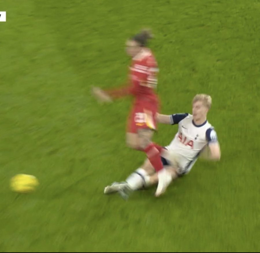 Van Dijk furious at Bergvall's winner after Spurs star should have seen red Van Dijk furious at Bergvall's winner after Spurs star should have seen red