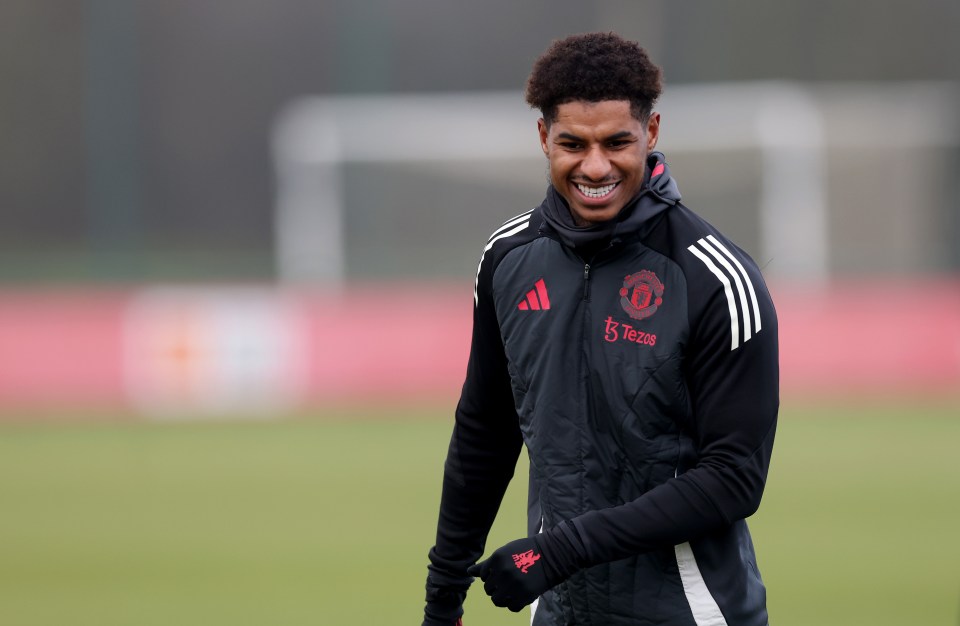 Marcus Rashford seen in Man Utd training for first time since transfer bombshell Marcus Rashford seen in Man Utd training for first time since transfer bombshell