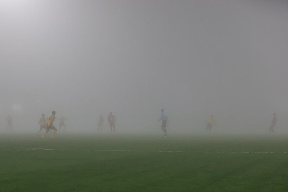 Non-league clash abandoned after just seven minutes with players forced off Non-league clash abandoned after just seven minutes with players forced off