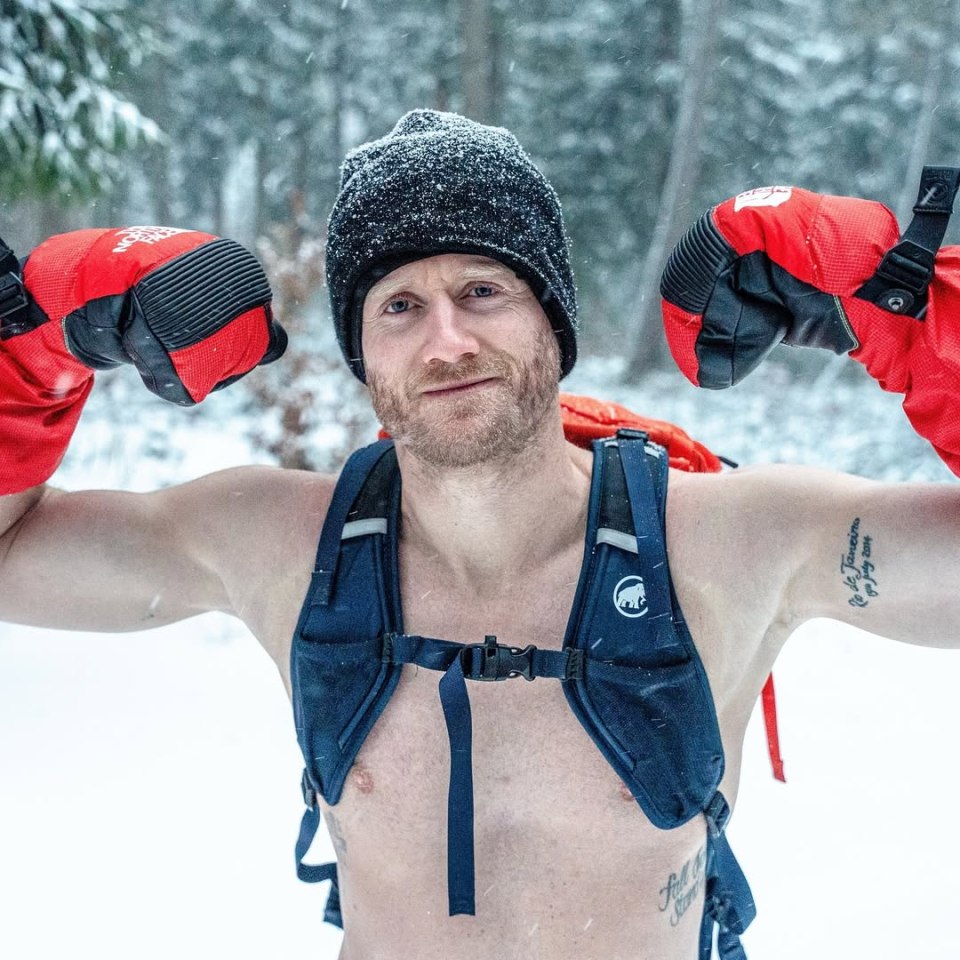 Former Prem star, 34, looks unrecognisable topless for insane Iceman challenge Former Prem star, 34, looks unrecognisable topless for insane Iceman challenge