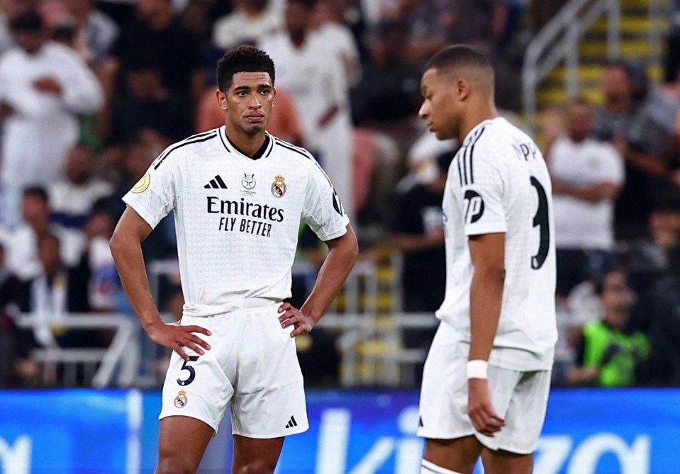Real Madrid 2 Barcelona 5: Bellingham barely gets a kick in Clasico Super Cup Real Madrid 2 Barcelona 5: Bellingham barely gets a kick in Clasico Super Cup