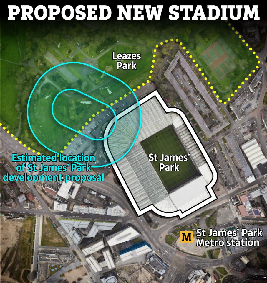 Newcastle ready to build 'brand new ground bigger than Arsenal's Emirates Newcastle ready to build 'brand new ground bigger than Arsenal's Emirates