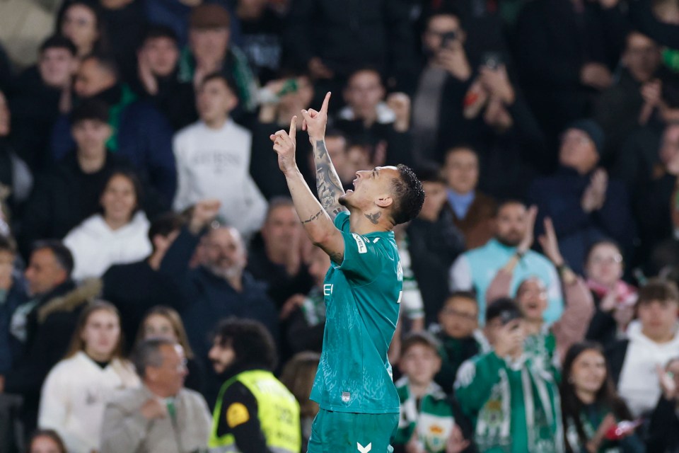 Antony equals last season's Man Utd goal tally in FOUR games with Real Betis Antony equals last season's Man Utd goal tally in FOUR games with Real Betis