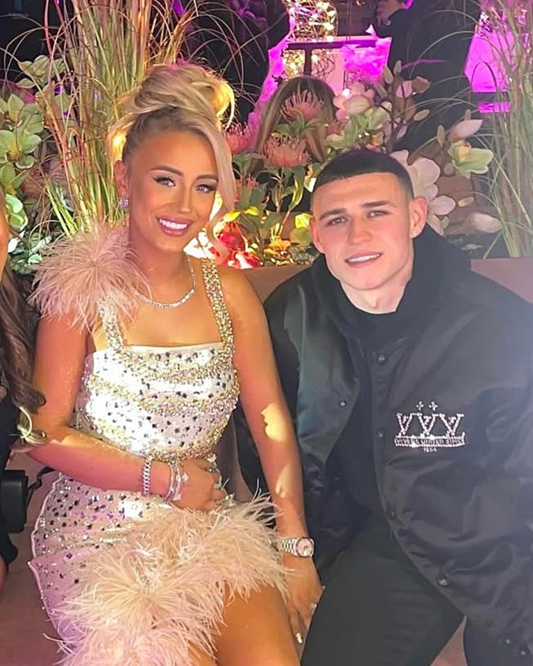 Phil Foden's WAG spotted with huge diamond ring on engagement finger Phil Foden's WAG spotted with huge diamond ring on engagement finger