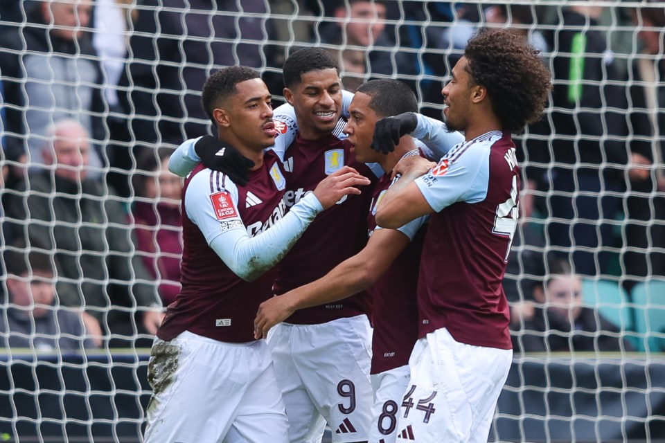 Rashford breaks drought to leave Villa two wins from first trophy in 30 years Rashford breaks drought to leave Villa two wins from first trophy in 30 years