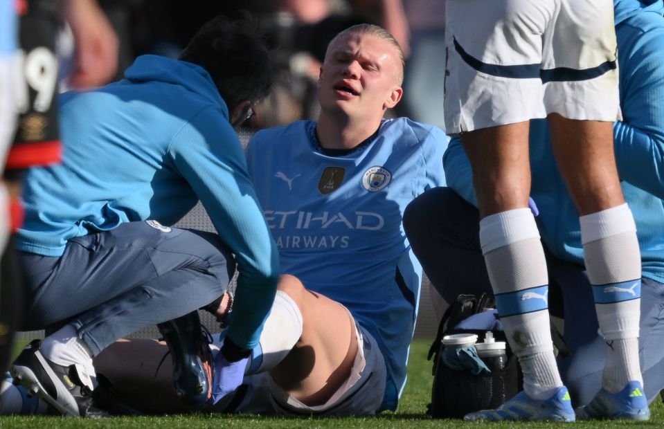 Man City release worrying Erling Haaland injury update after ankle KO Man City release worrying Erling Haaland injury update after ankle KO
