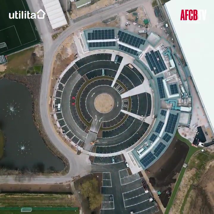 Premier League club move into futuristic James Bond villain lair training ground Premier League club move into futuristic James Bond villain lair training ground