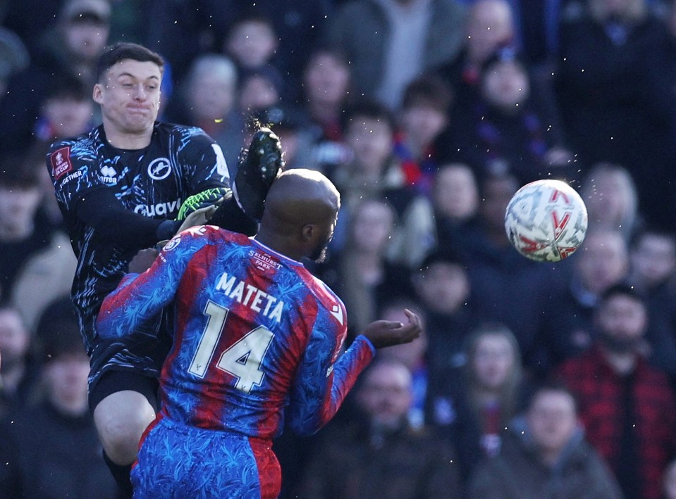He looks like a wrestler' – Mateta to wear water polo helmet in FA Cup clash He looks like a wrestler' – Mateta to wear water polo helmet in FA Cup clash