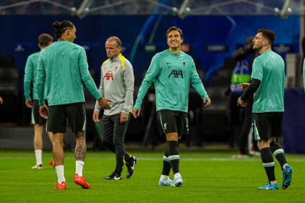 Arne Slot explains 2 changes vs. AC Milan: “It’s about the team” Arne Slot explains 2 changes vs. AC Milan: “It’s about the team”