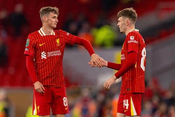 Tyler Morton explains how Arne Slot has been “testing” him in Liverpool training Tyler Morton explains how Arne Slot has been “testing” him in Liverpool training