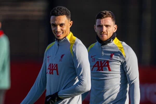 Trent Alexander-Arnold transfer talk “impossible” for Andy Robertson to ignore Trent Alexander-Arnold transfer talk “impossible” for Andy Robertson to ignore