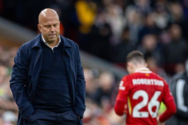 Arne Slot thinks Andy Robertson red card was influenced by earlier injury Arne Slot thinks Andy Robertson red card was influenced by earlier injury