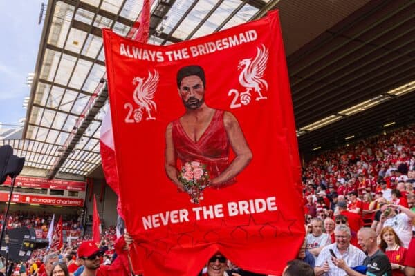 Liverpool fans taunt Arsenal and Mikel Arteta with ‘best team in Europe’ chant Liverpool fans taunt Arsenal and Mikel Arteta with ‘best team in Europe’ chant