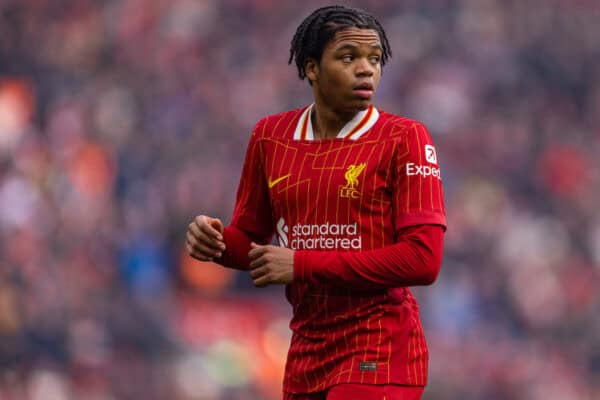 Rio Ngumoha scores twice to save Liverpool U21s season with last playoff spot Rio Ngumoha scores twice to save Liverpool U21s season with last playoff spot