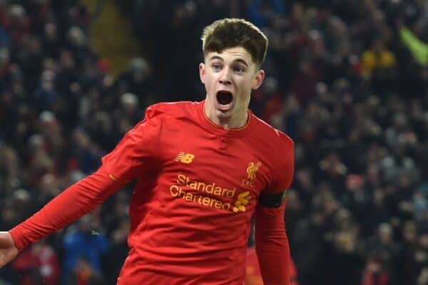 Liverpool’s youngest goalscorer ‘happiest he’s been in a long time’ at League Two club Liverpool’s youngest goalscorer ‘happiest he’s been in a long time’ at League Two club