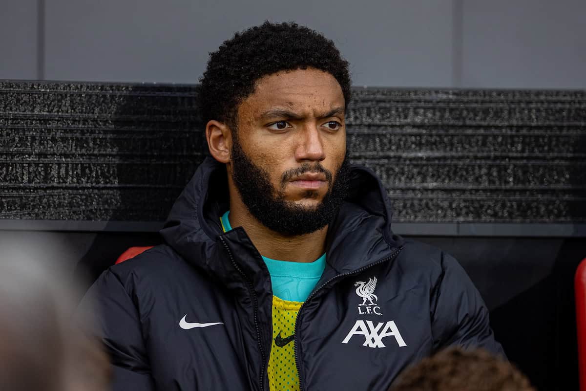 Arne Slot “cannot guarantee” that Joe Gomez will play again this season Arne Slot “cannot guarantee” that Joe Gomez will play again this season