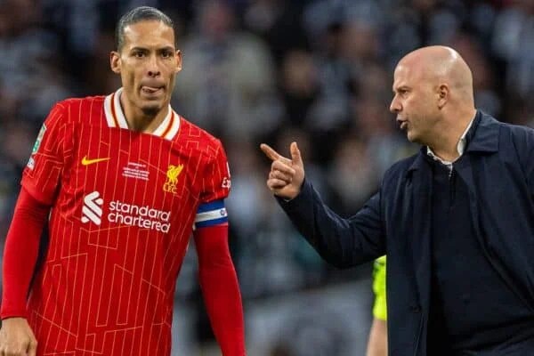 Arne Slot “very happy” with Mo Salah contract – but “boring” on Virgil van Dijk Arne Slot “very happy” with Mo Salah contract – but “boring” on Virgil van Dijk