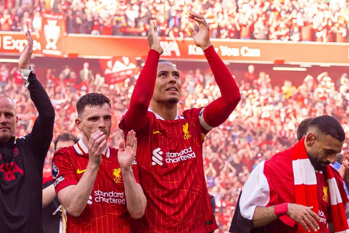 Virgil van Dijk “honoured” at new Anfield mural – “A proud moment” Virgil van Dijk “honoured” at new Anfield mural – “A proud moment”