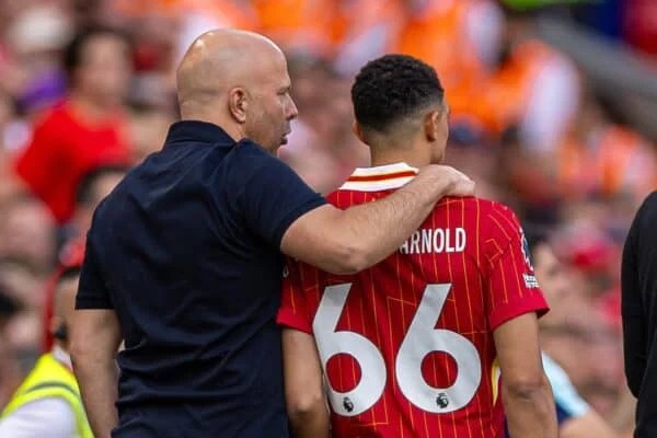 Trent Alexander-Arnold IN Liverpool squad vs. Brighton Trent Alexander-Arnold IN Liverpool squad vs. Brighton